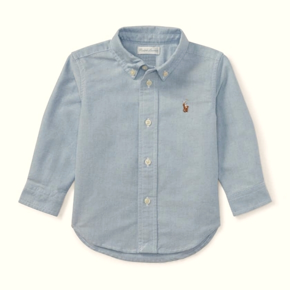 Ralph Lauren Other - Ralph Lauren baby oxford button up, blue